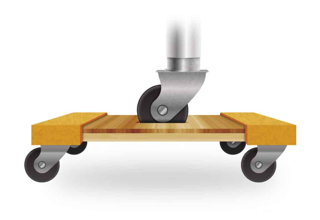 reader tip trailer dolly