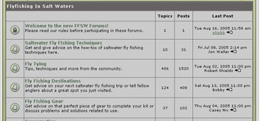 New Forum Main page