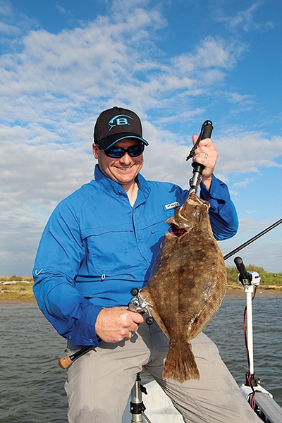 Catching Flounder in the Gulf of Mexico