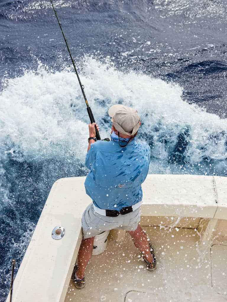 Marlin fishing off Cap Cana, Domincan Republici