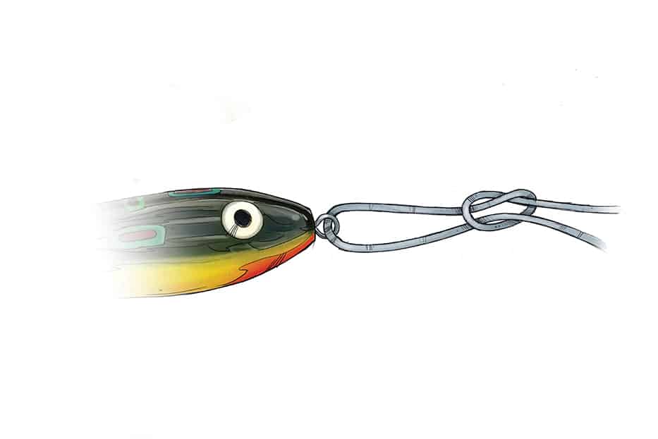 Tie A No Slip Loop Knot - best for crankbaits 