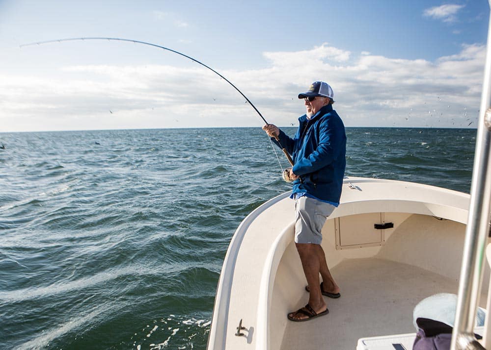 Using a tower to spot cobia