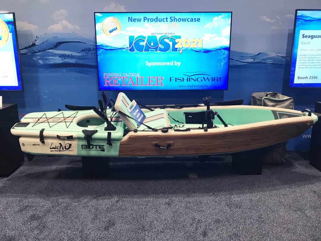 BOTE LONO Aero + APEX Pedal Drive won best boat at ICAST 2021