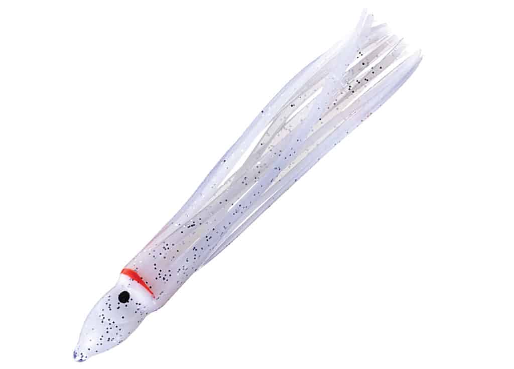 Hoochie plastic squid for salmon fishing