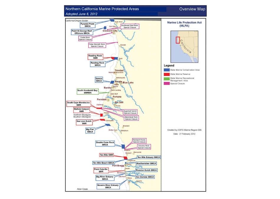 CA North Coast MPAs