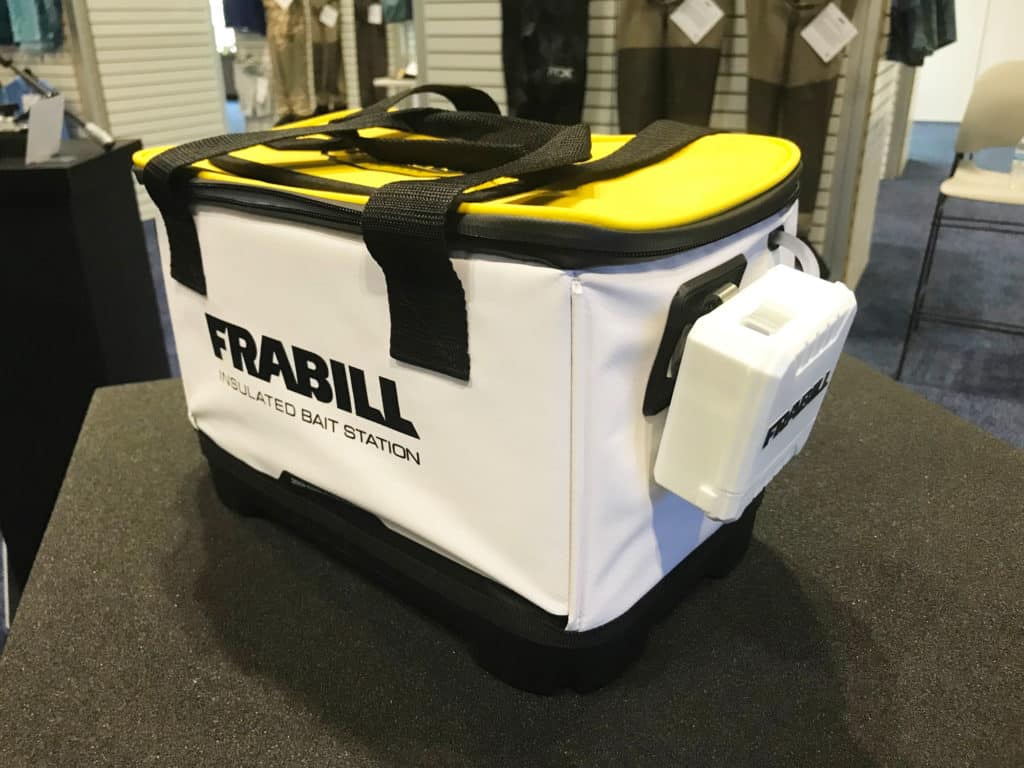 Frabill Universal Bait Station won for best cooler