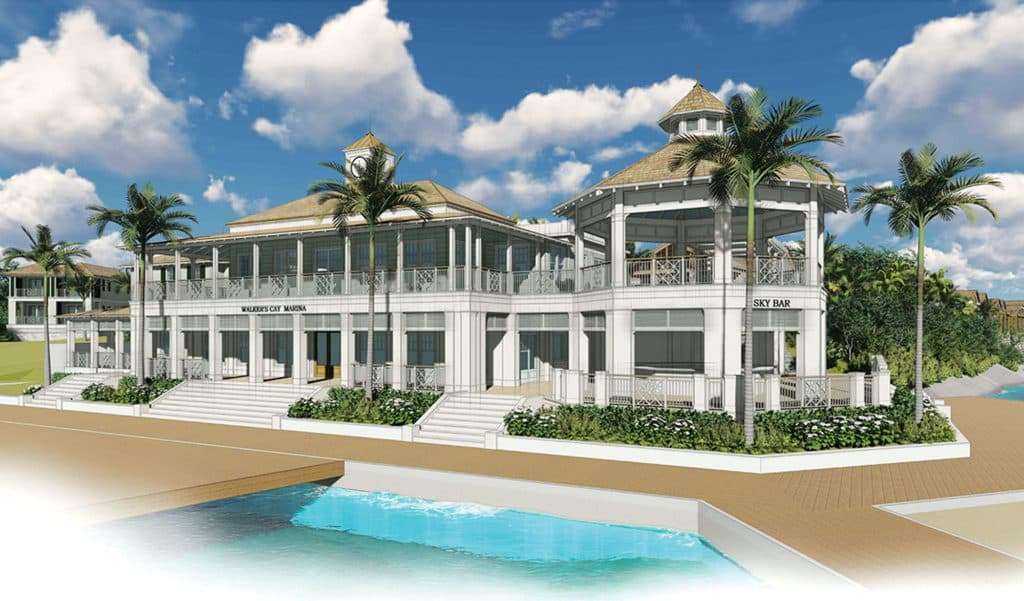 Walker’s Cay resort rendering
