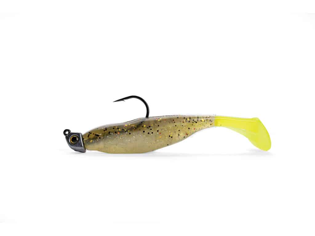 Paddletail on a jig head makes for a versatile lure