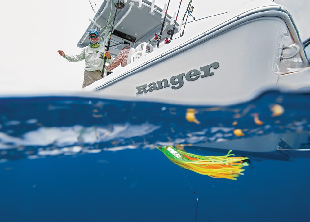 Ranger fishing offshore