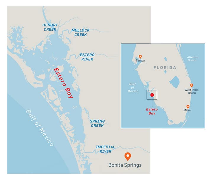 Estero Bay Map