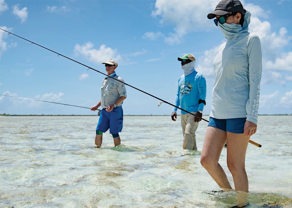 Stalking bonefish on the flats