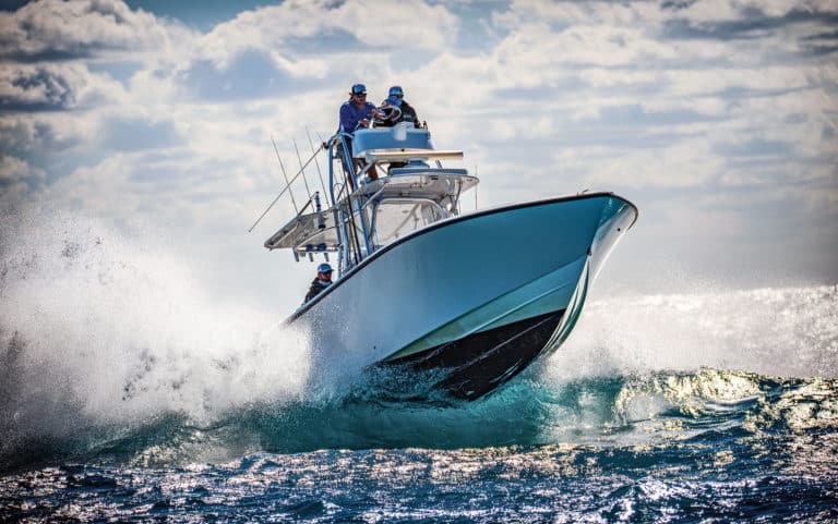 Running a fishing boat from the tower