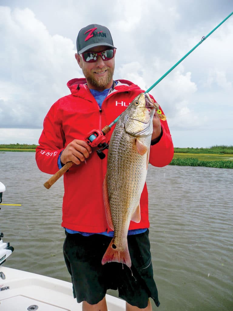 Fish caught on baitcasting rig