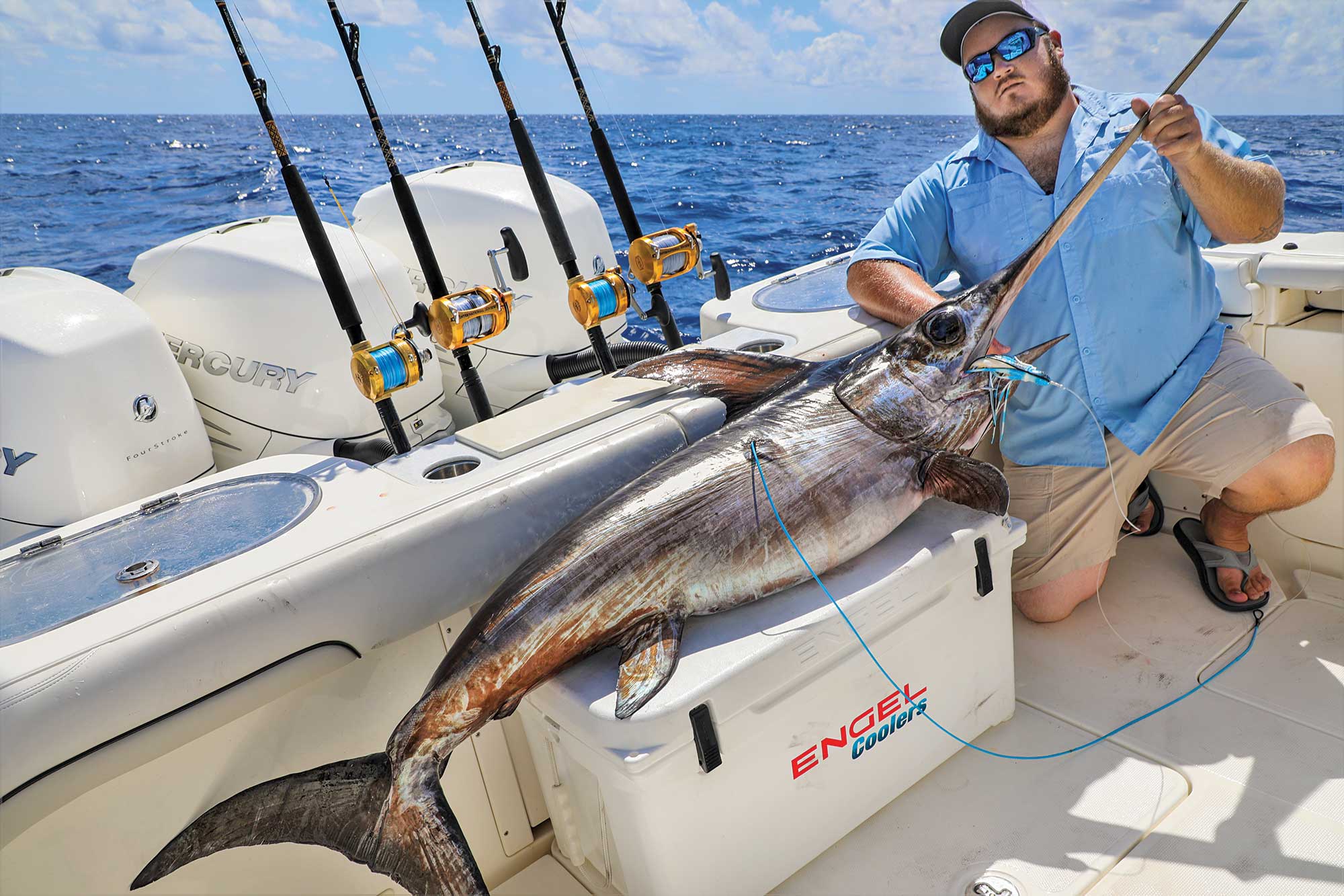 Harpoon Versus Gaff  Salt Water Sportsman