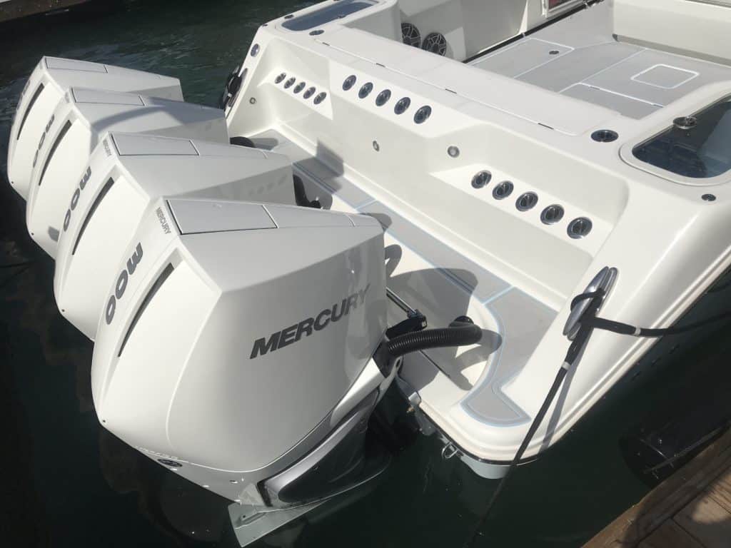 Blackwater 41 TE outboards