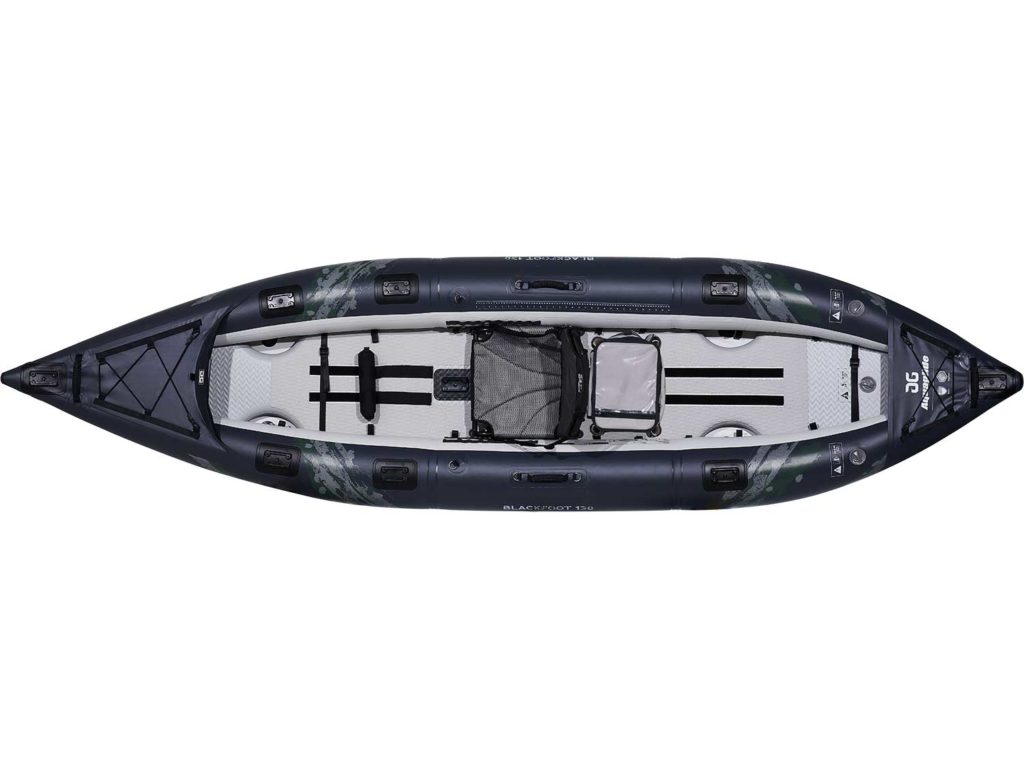 Inflatable kayak for fishing