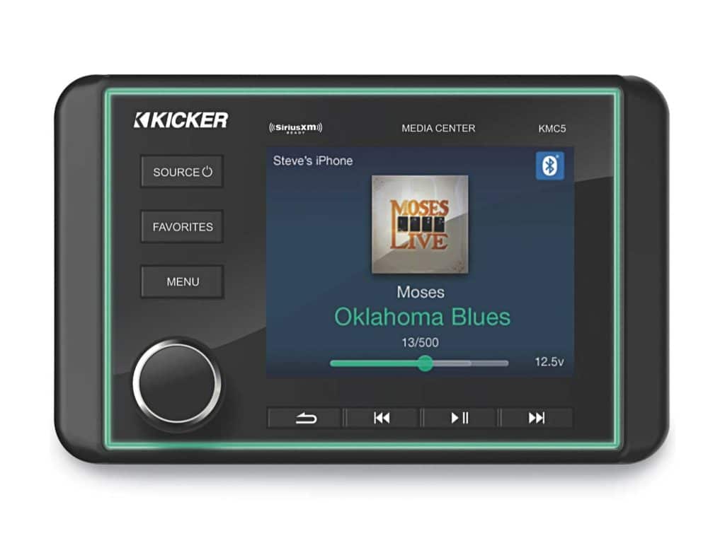 Kicker Media Center for marine audio