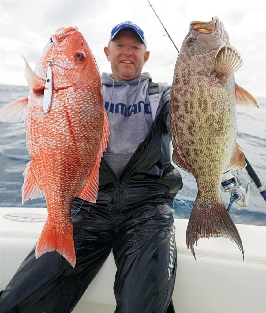 Catching red snapper and gag grouper requires stout rods