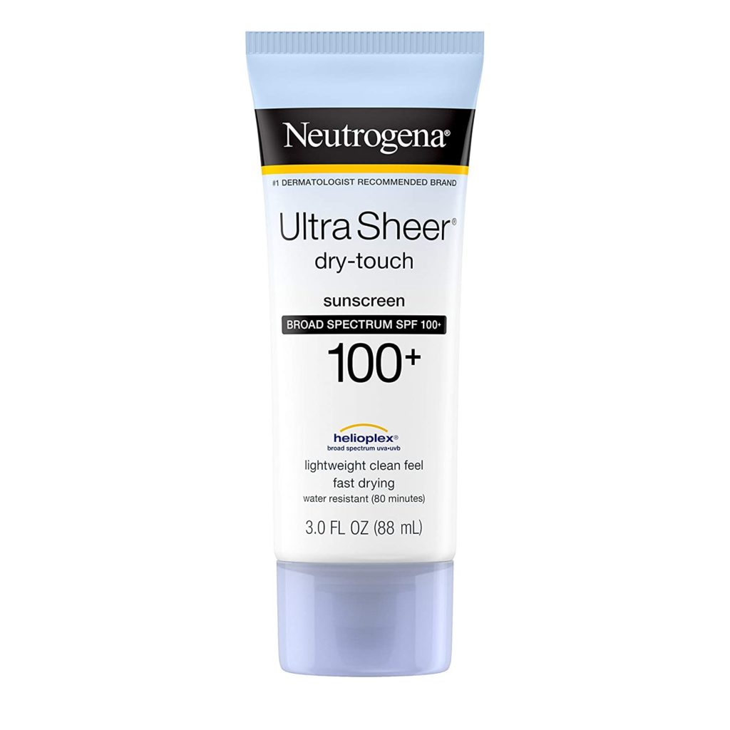 Neutrogena Ultra Sheer Dry-Touch Water Resistant and Non-Greasy Sunscreen