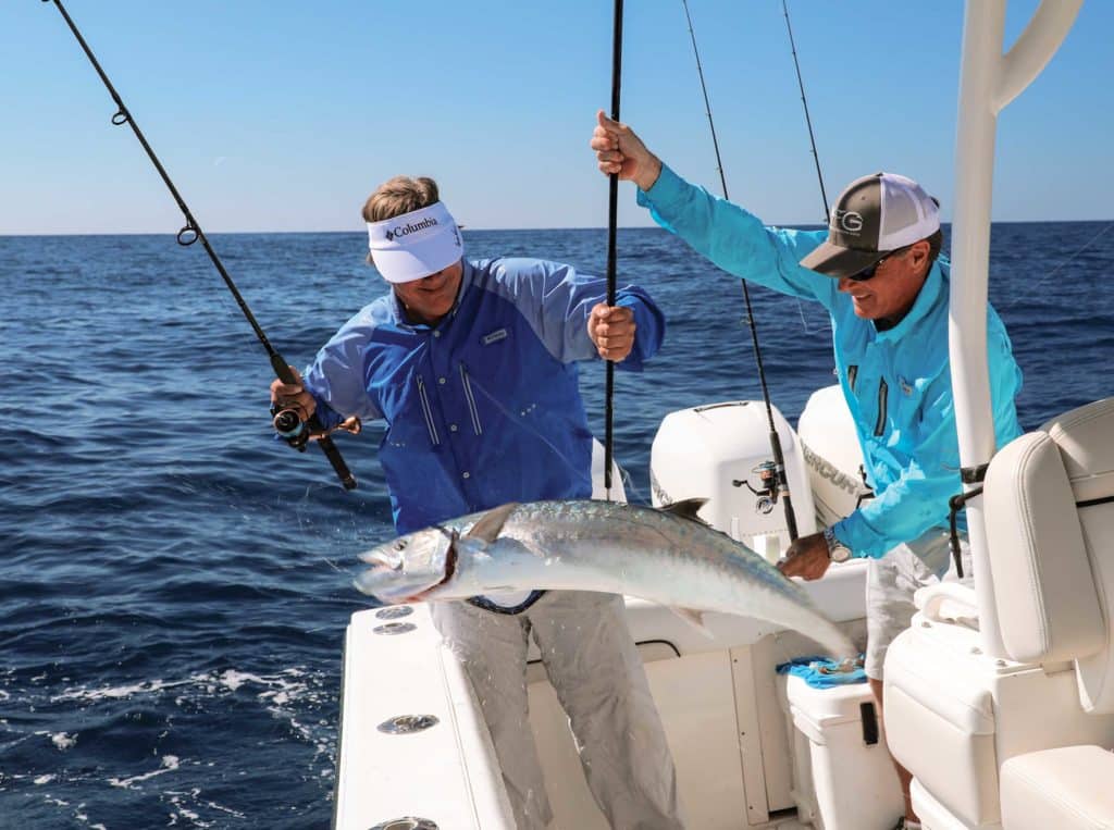 Trolling weed lines for game fish