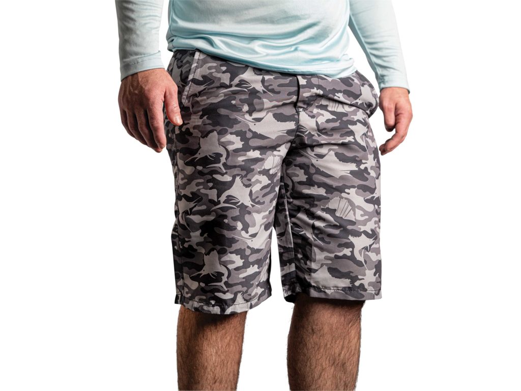 Camo Dockside Bermuda Shorts are lightweight and equipped with multiple pockets