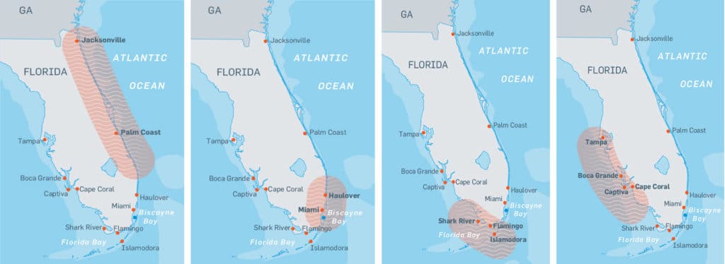 Tarpon fishing map for Florida