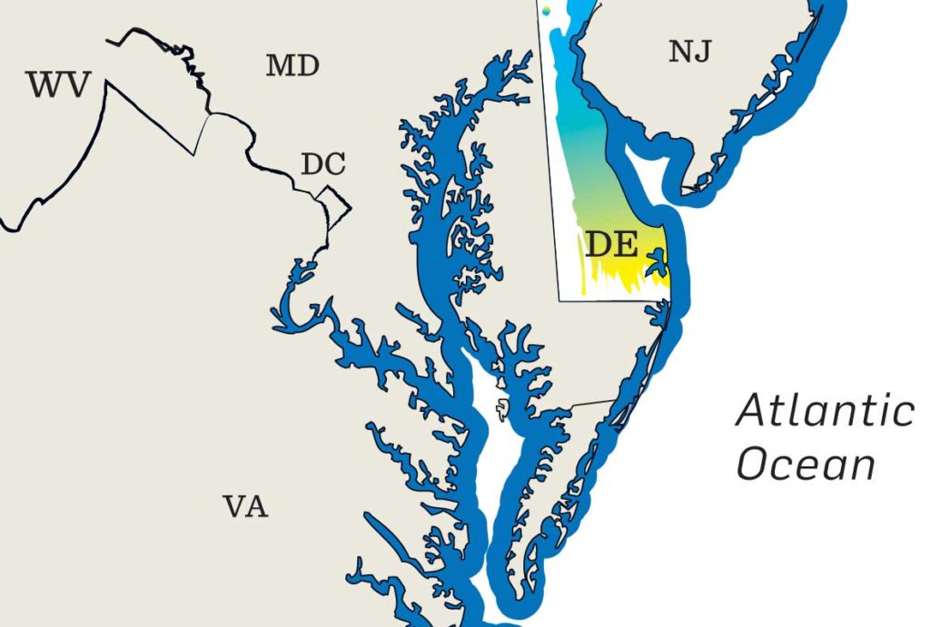 Mid-Atlantic mahi map