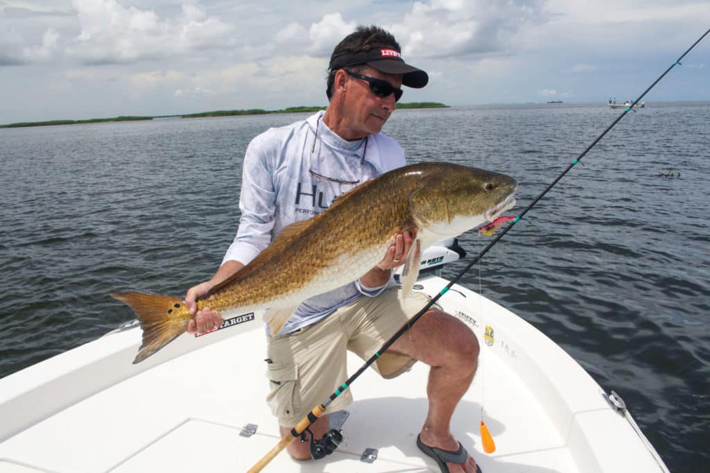 Targeting Redfish in Louisiana