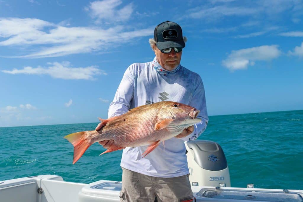 Mutton snapper make for a tasty reward