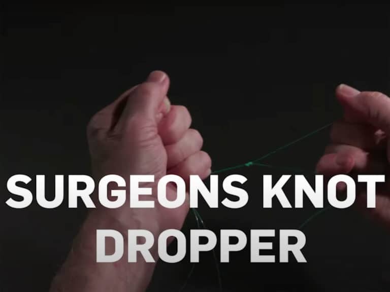 How to tie the Surgeons Knot Dropper