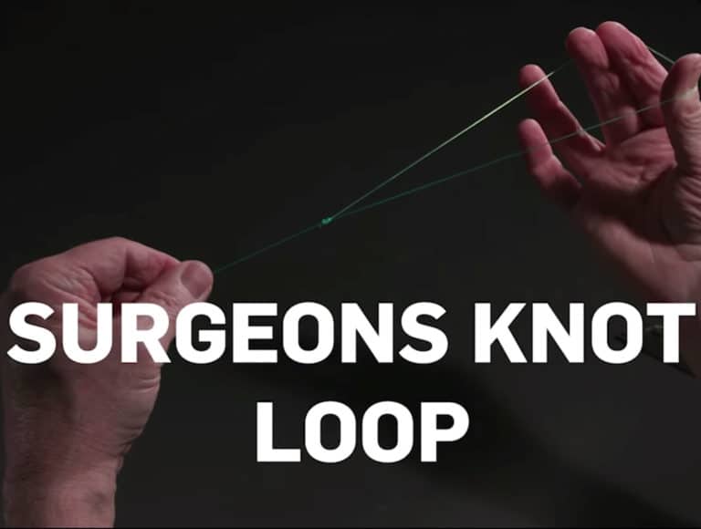 How to tie a Surgeons Knot Loop