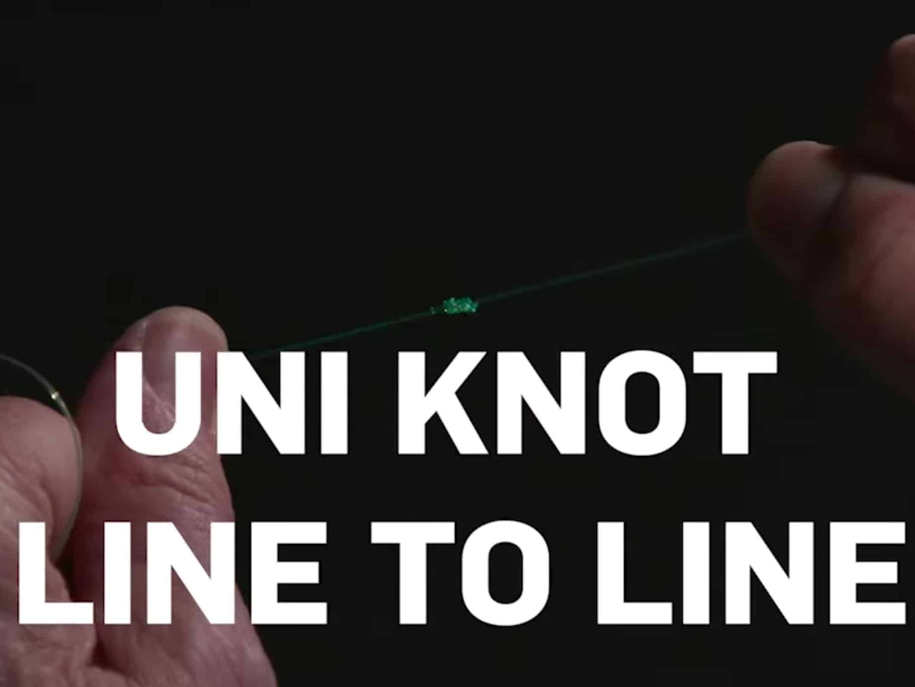 How to Tie a Uni-Knot Joining Line to Line