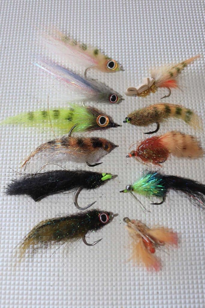 Collection of tarpon flies