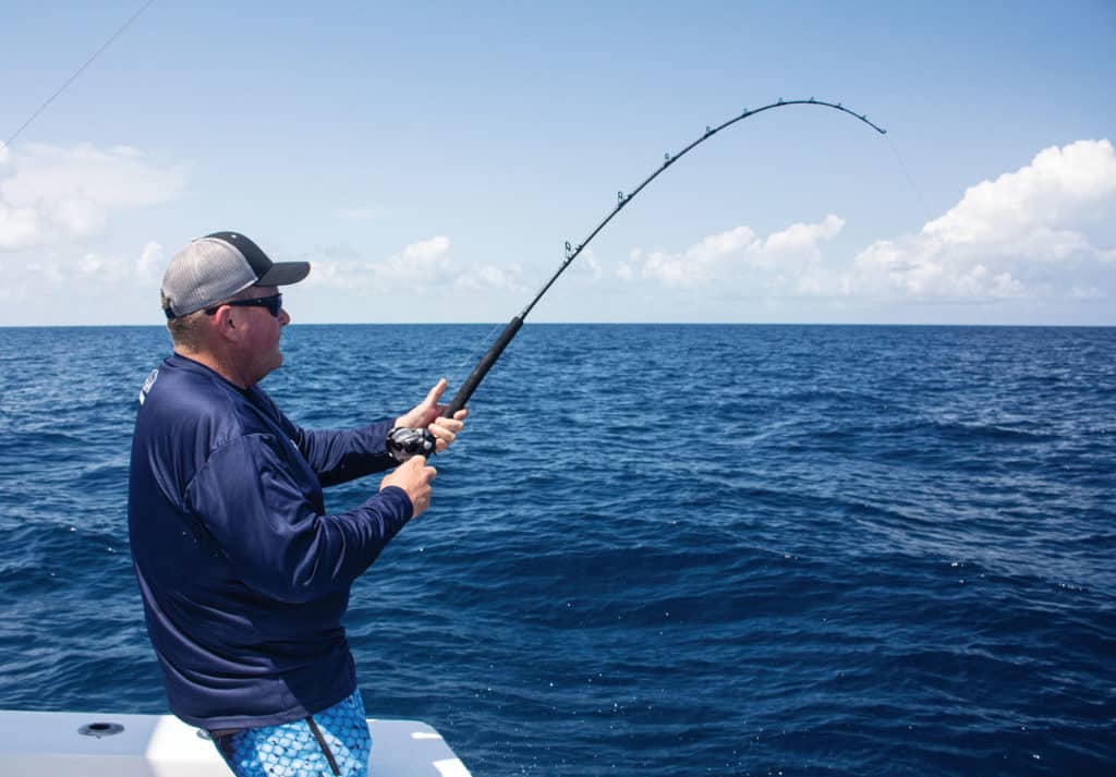 Catching fish using a chart plotter