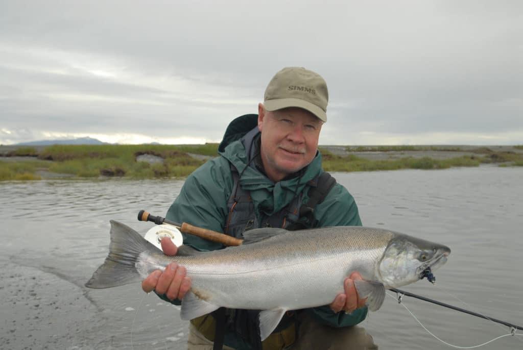 Coho caught on fly tackle