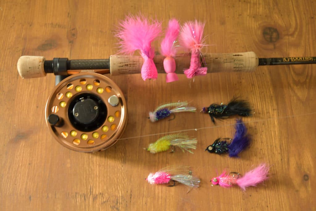 Assortment of flies for coho