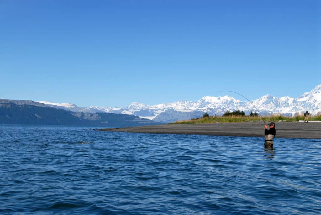 Amazing scenery when fishing for coho