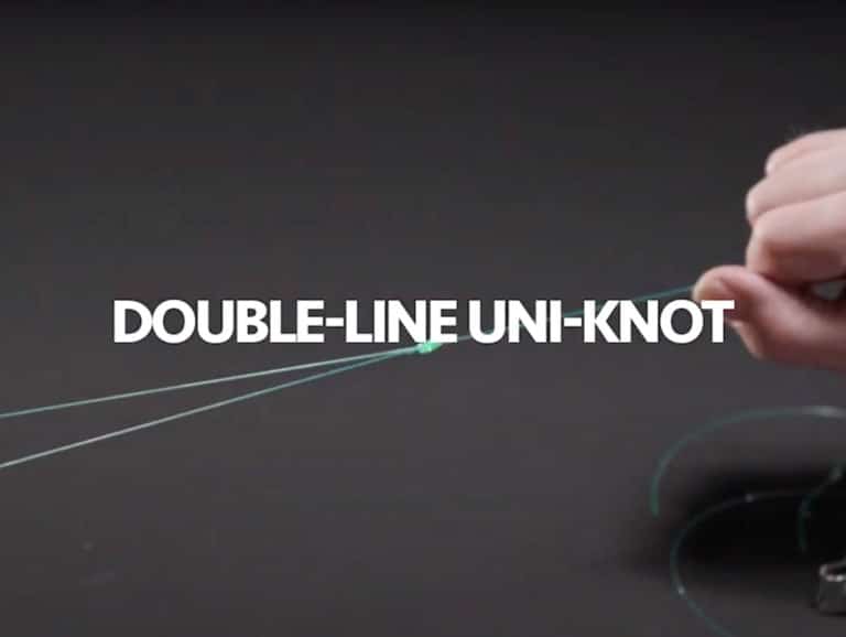 Learn how to tie the double-line uni-knot