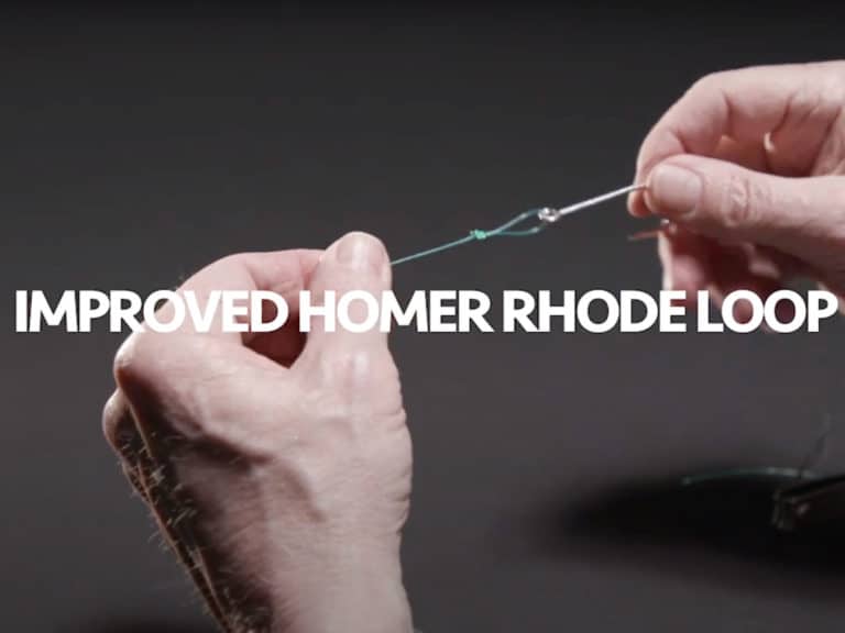 The Improved Home Rhode Loop allows a lure to swing freely