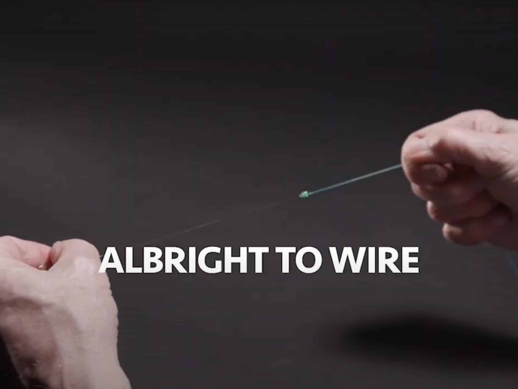 How to Tie an Albright to Wire Knot