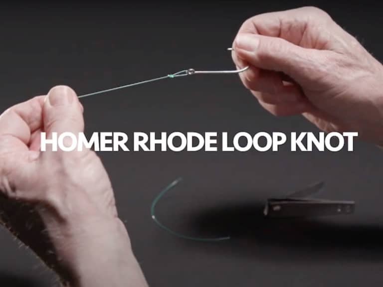 Tying the Homer Rhode Loop Knot