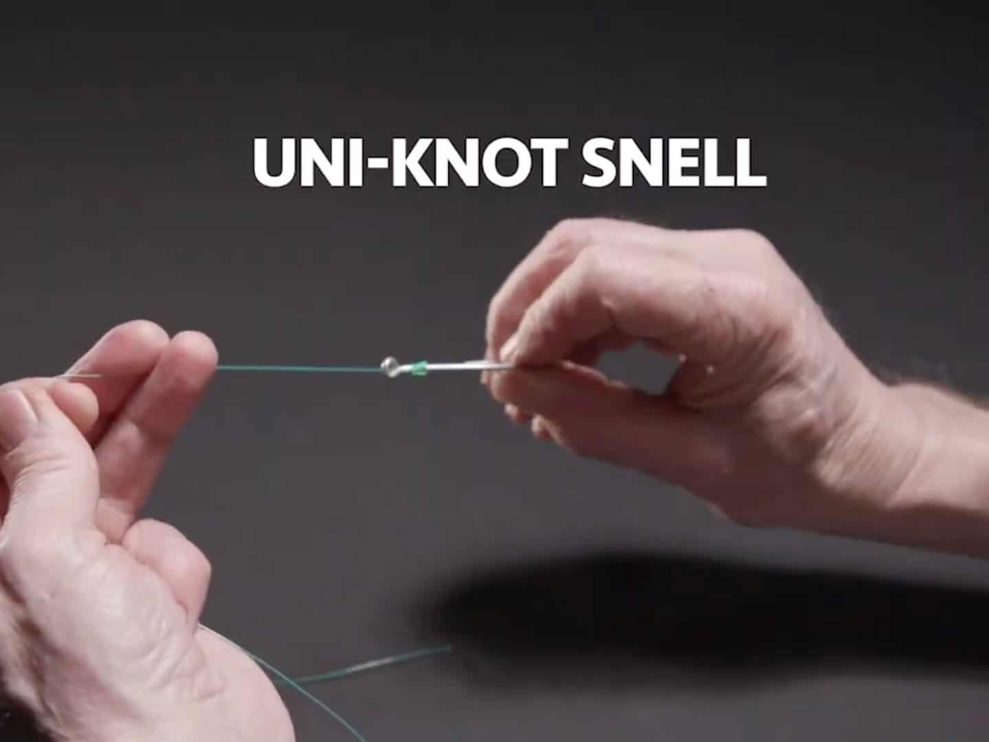 How to Snell a Hook Using a Uni-Knot