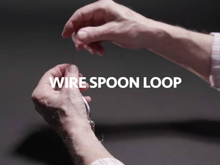 Tying the Wire Spoon Loop fishing knot