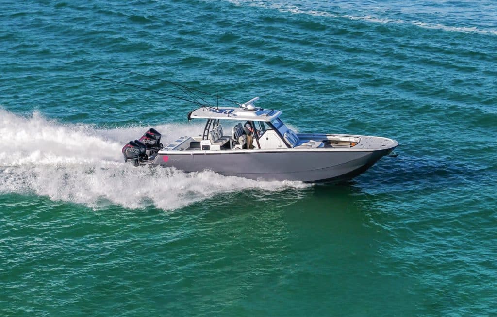 Barker 40 HPC cruising offshore