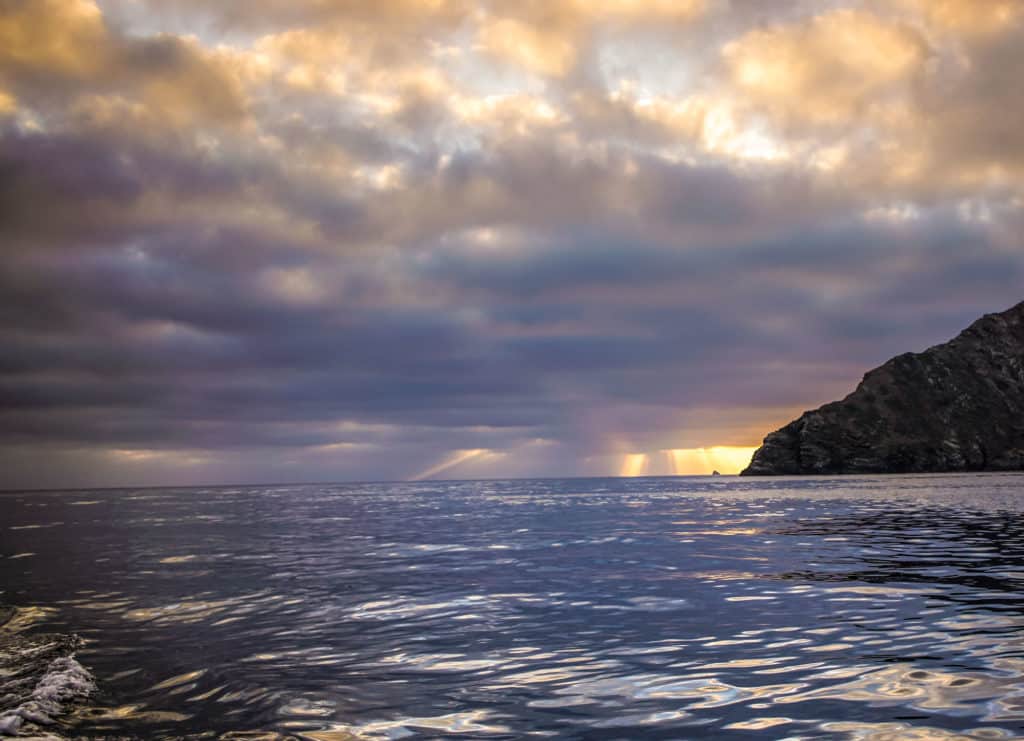 Catalina Island from the water