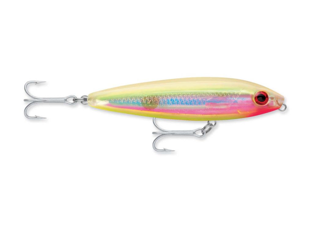 Rapala topwater in mirror finish