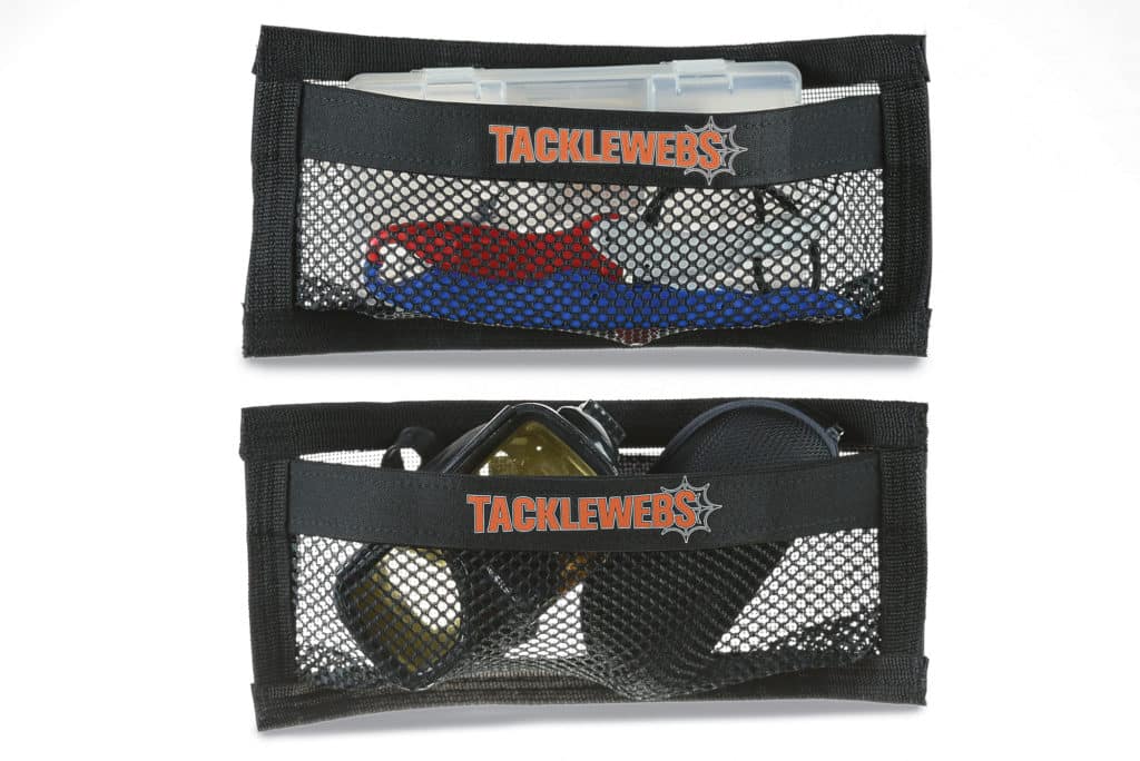 TackleWebs—weatherproof mesh pockets