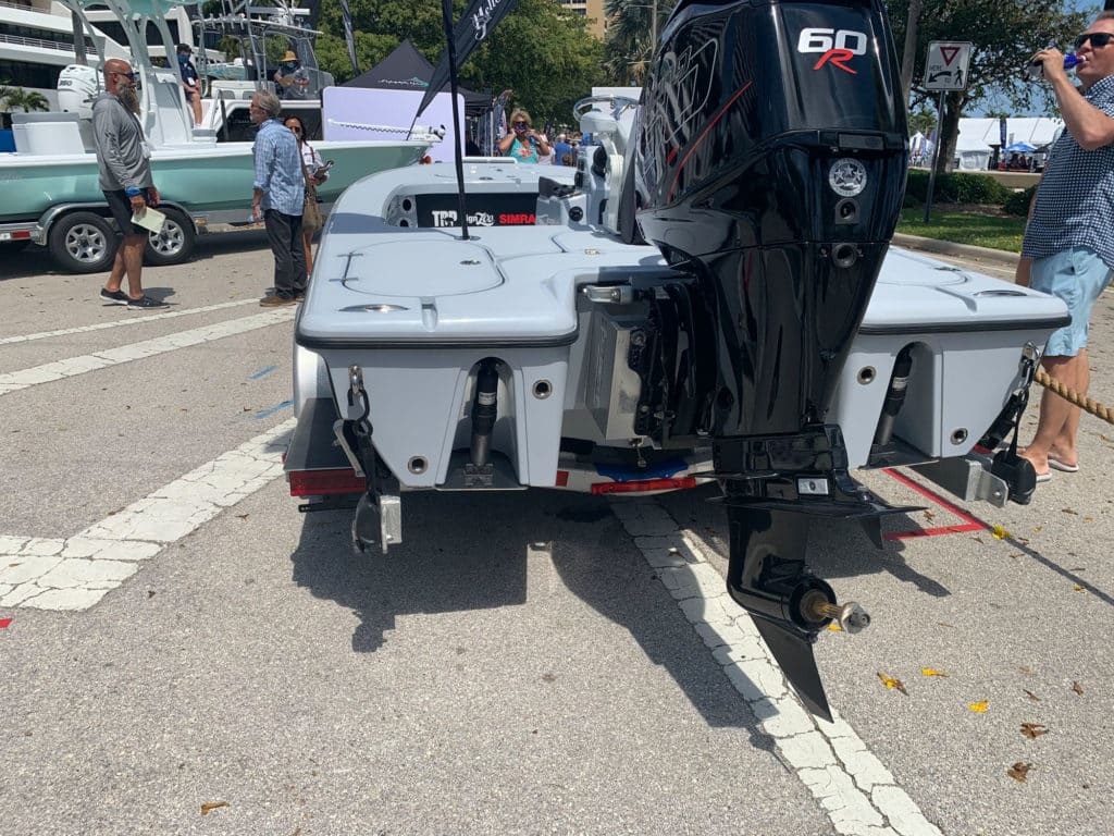 Yellowfin 17 Flats CE trim tabs