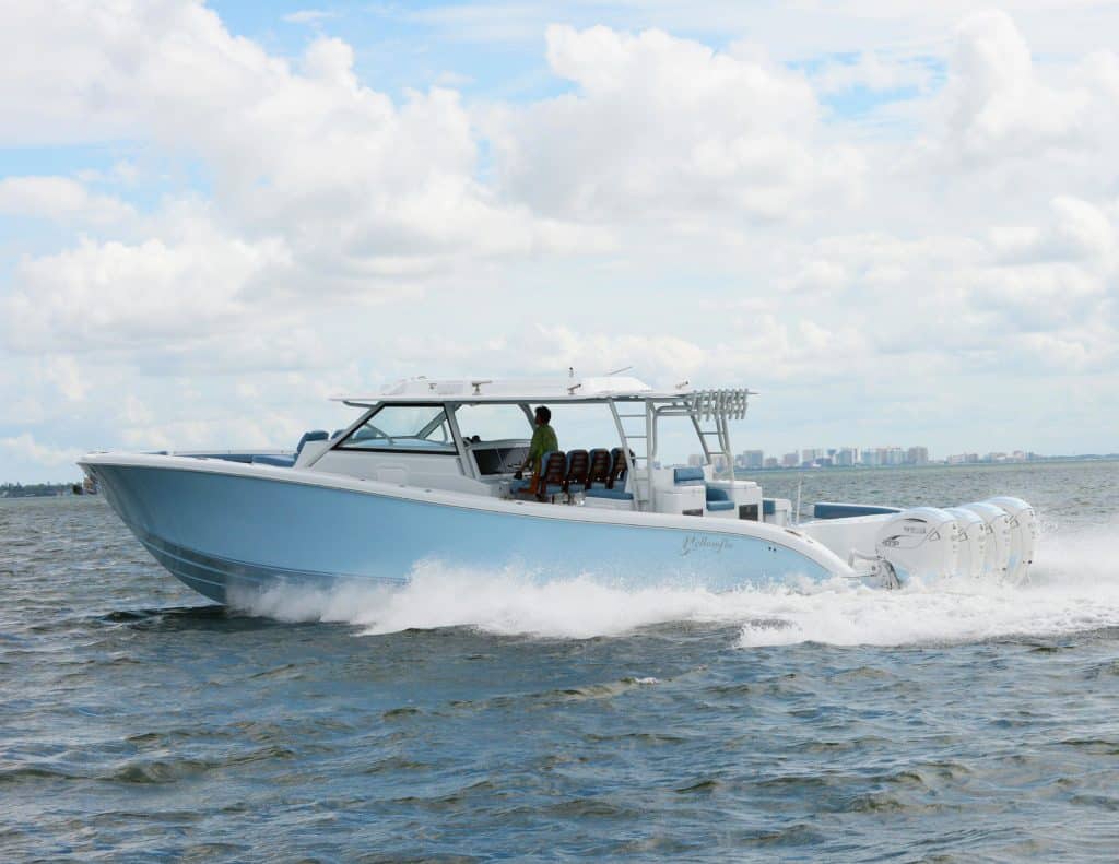 The Yellowfin 54 features a rugged build