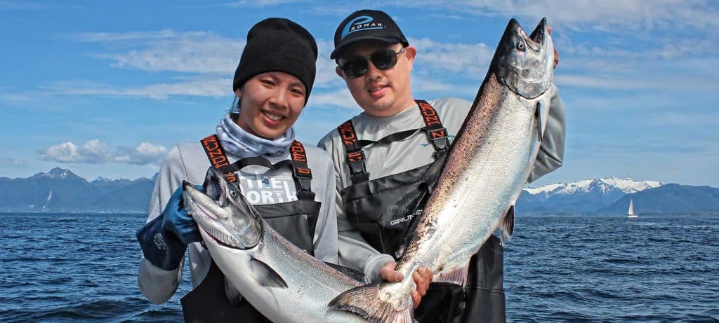 Hot King Salmon Action in Alaska